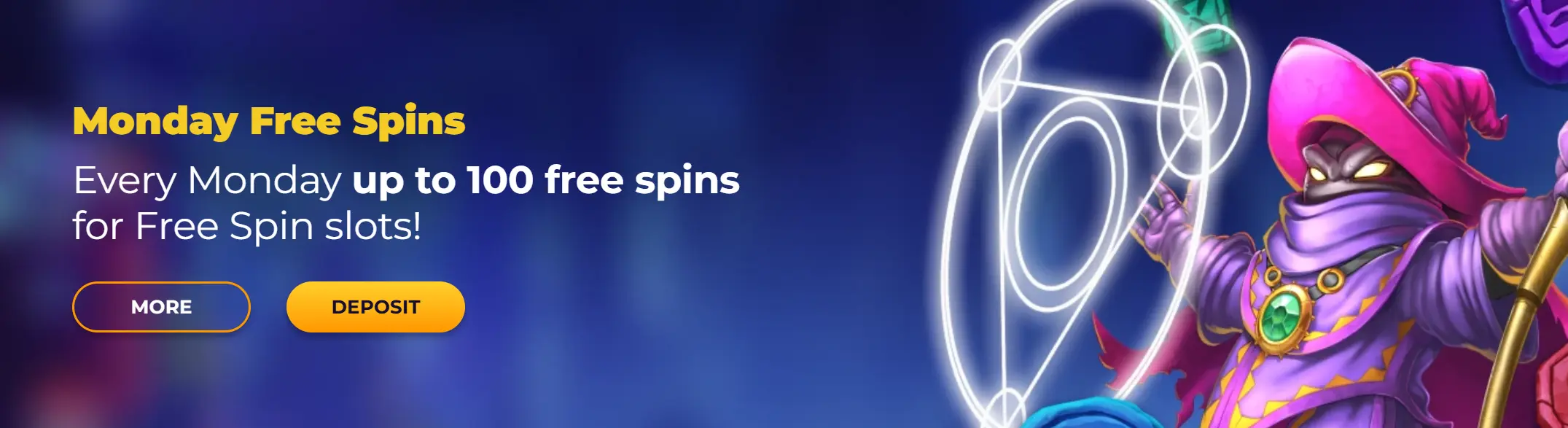 FGFox Monday Free Spins: Get up to 100 Free Spins every Monday on selected slots